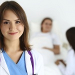 Medical care or insurance concept